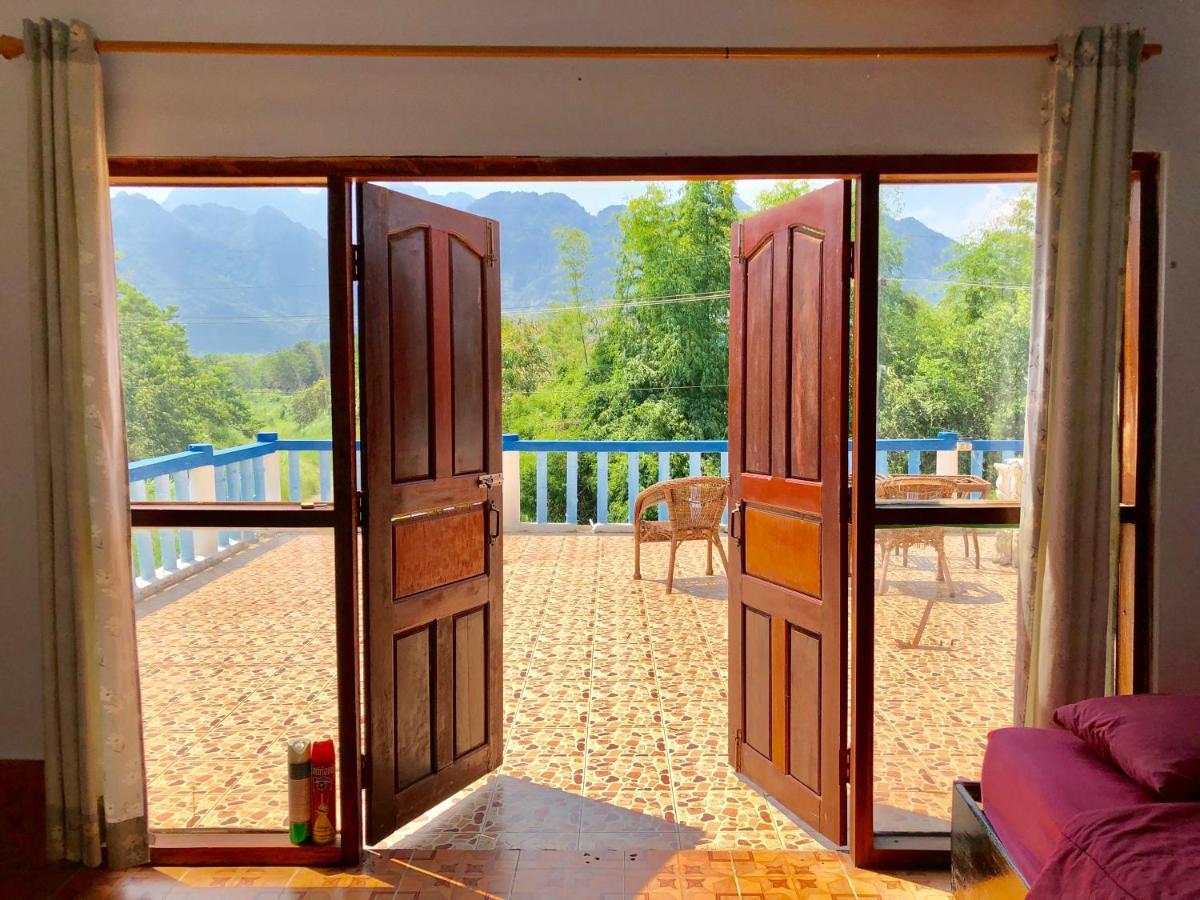 Blue Guesthouse ヴァンヴィエン エクステリア 写真
