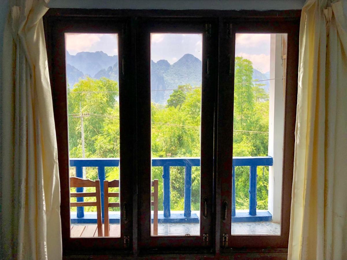 Blue Guesthouse ヴァンヴィエン エクステリア 写真